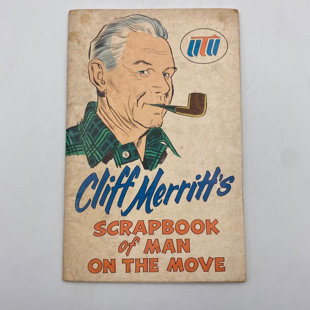 Cliff Merritt Scrapbook of Man on the Move Vintage UTU Transportation Comic Book